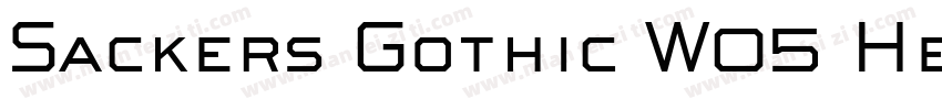 Sackers Gothic W05 Heavy字体转换